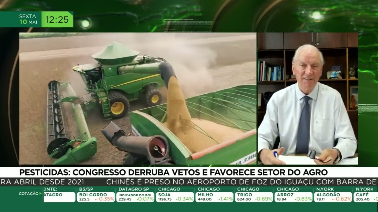 Pesticidas: congresso derruba vetos e favorece setor do agro