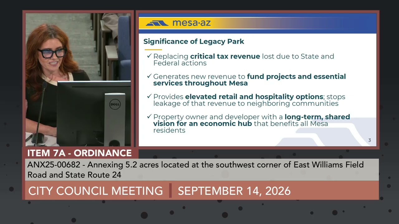 Mesa Unanimously Approves $3 Billion Legacy Park and Gateway Crossing—A "Generational" Mixed-Use Development Despite Water and Transparency Concerns