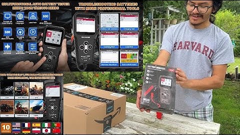 KingBolen BM520 12-Volt Car Battery Alternator Starter Load Tester 6V Motorcyle 24V Trucks UNBOXING