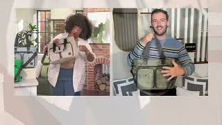 IHKWIP Cargo Catchall Tote with Removable RFID Wallet on QVC