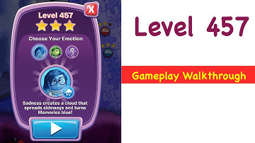 Inside Out Thought Bubbles Level 457 Gameplay Walkthrough No Boosters