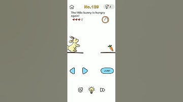 brain out level 129 the rabbit bunny is hungry again! solution walkthrough