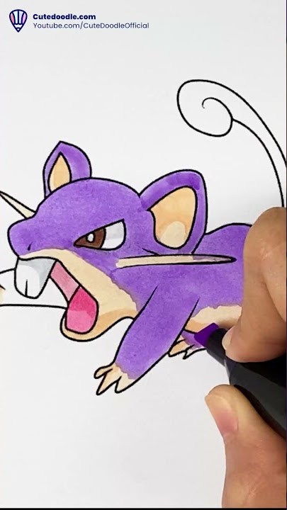 Rattata Pokemon Coloring Page