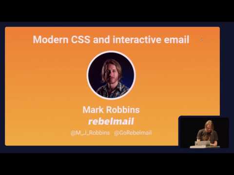 Modern CSS and interactive email - Mark Robbins @ From the Front 2016