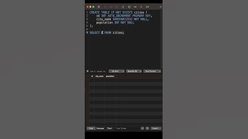 SQL: Create Table, #MySQL example #coding #webdeveloper #mysqltutorials