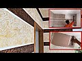 New sitout putty wall texture design simply|new copper and gold combination design|jotun designs