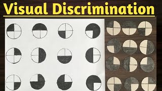 Visual discrimination | Preschool activity | Matching | Home schooling
