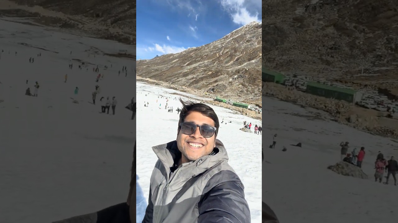 Blink & You’re in Snow ❄️🤝 | Zero Point Sikkim #travel #sikkim