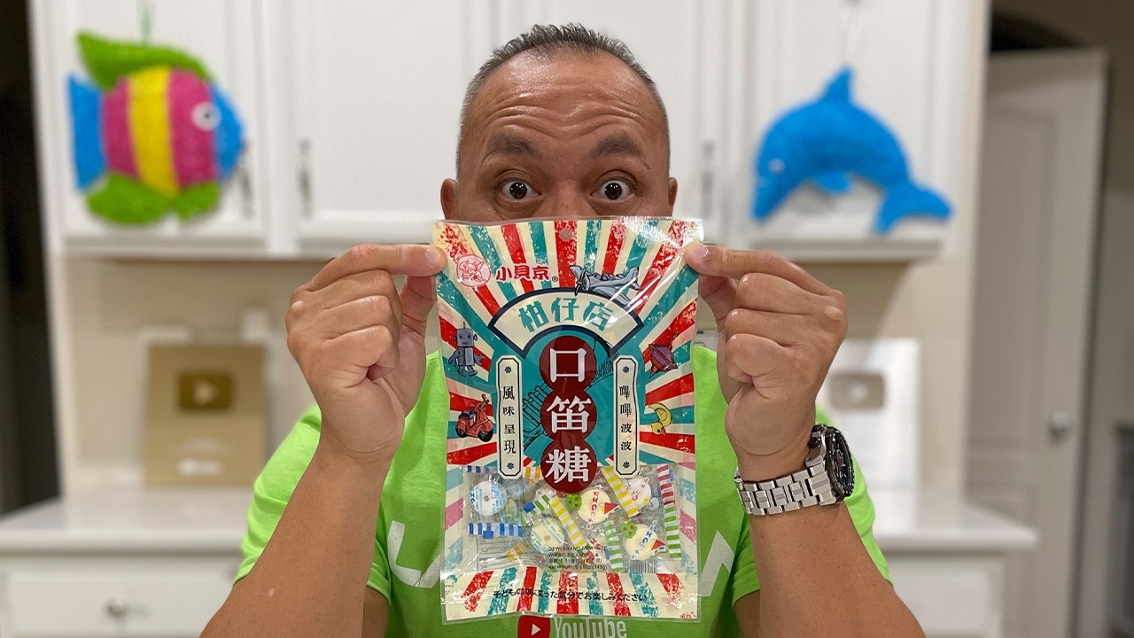 👂ASMR DEWI JAPANESE WHISTLE HARD CANDY (3 COLORS) EATING SOUNDS👂FULL VIDEO👂