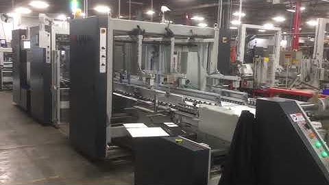 DGM MG-1650SL Folder-gluer  Corrugated box