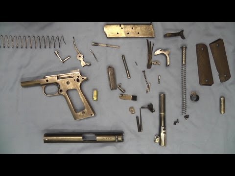 1911 Pistol No Tools Detail Strip