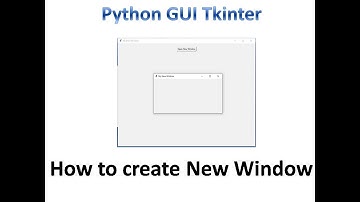 Toplevel in tkinter | Python Tkinter GUI Tutorial part21