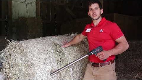 Sampling Hay Bales