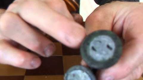 Jaques of London antique chess sets: the lead weights