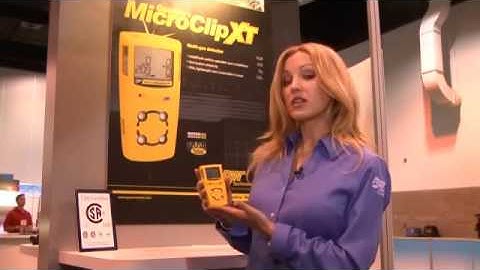 BW TECHNOLOGIES: Gas Alert MicroClip XT Demonstration at ASSE Safety 2012 Exposition