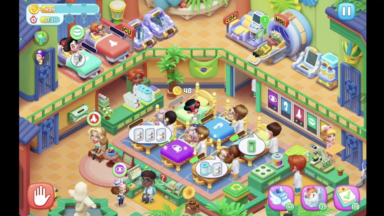 Happy Hospital Level 44 💉🩺🚑 ➖ Rio de Janeiro ➖ FULL STORY ➖ CaroGamesNL