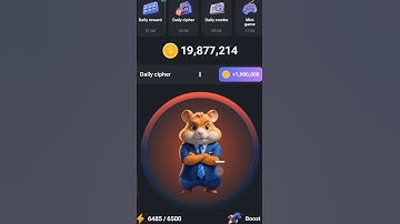 Hamster Kombat daily cipher code and mini game puzzle 🧩 solve #hamsterkombat