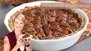 Award Winning KETO PECAN PIE | Gooey SugarFree Recipe