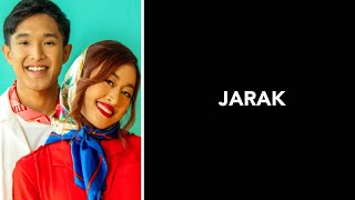 Video thumbnail of "🔴 Aisha Retno & Aziz Harun - Jarak (Lirik)"