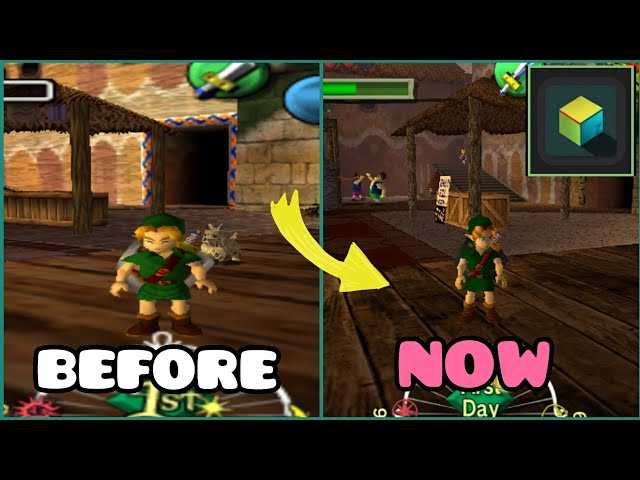 I'm playing Ocarina Of Time on M64 plus hut some textures glitch out or  flicker,how do i fix it? : r/EmulationOnAndroid