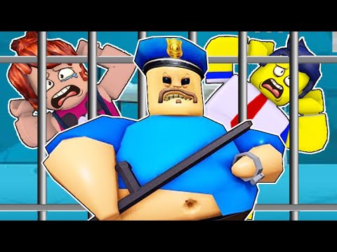 ESCAPE DO POLICIAL BARRIGUDO NA PRISÃO DO ROBLOX!! (BARRY'S PRISON