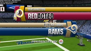 Washington Vs. Rams | 5 on 5 | Madden NFL 10