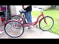 How To Assemble a Schwinn Meridian Adult 3 Wheel Trike Part 1