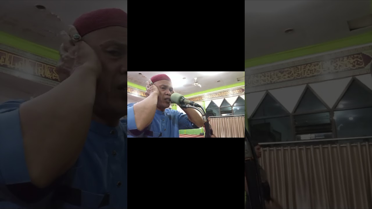 Adzan dzuhur di mesjid al irsyad mall mandonga kendari Sulawesi tenggara