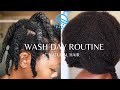 WASH DAY ROUTINE|4C NATURAL HAIR|STEAMING MY HAIR
