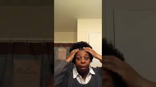 THE MOM CUT THE BRAIDS OUT THE BABY HAIR..smh