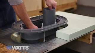 Watts RD 700 Dual Outlet Roof Drain