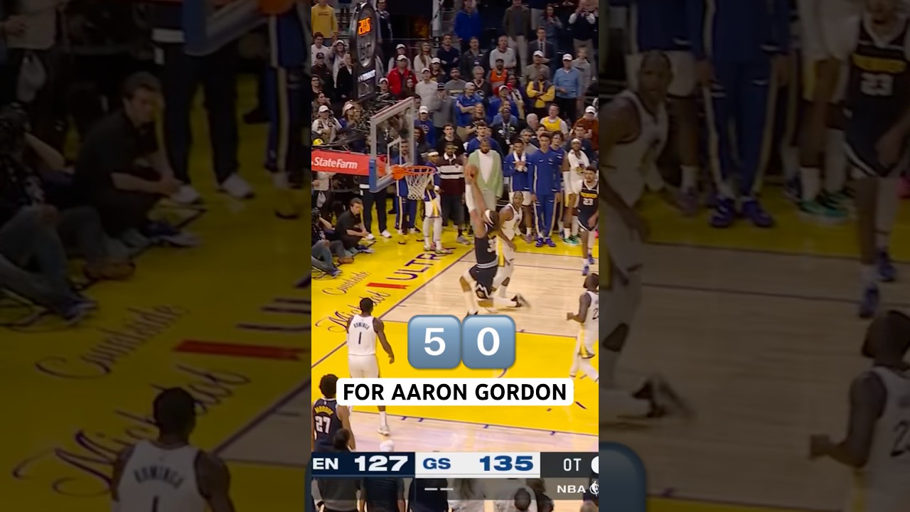 Аарон Гордон набирает 50 очков!