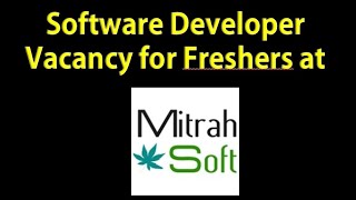 Software Developer Vacancy for Freshers at Mitrah Soft screenshot 5