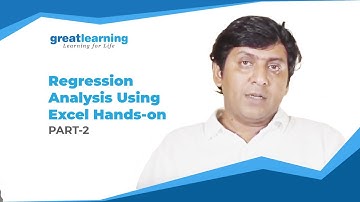 Regression Analysis using Excel Hands-On | Predictive Modelling [Part (2/4)] -Tutorial for Beginners