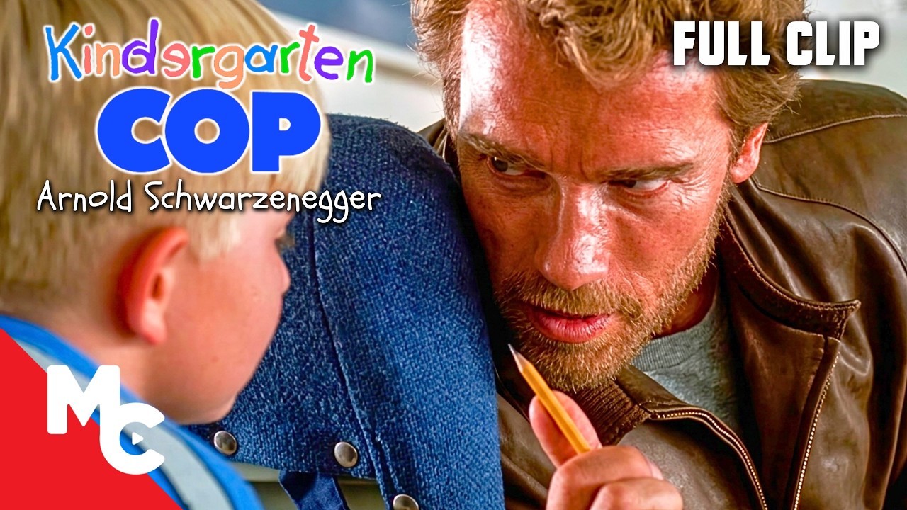 This Tough Detective Has To Become A Kindergarten Teacher | Kindergarten Cop | Comedy Movie Clip