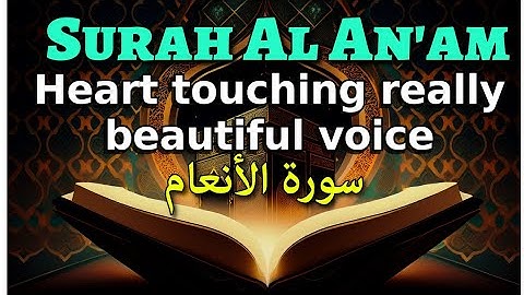 Surah Al An'am | سورة الأنعام | Heart touching really beautiful voice | Surah Al-An'am - 1-165 |Live