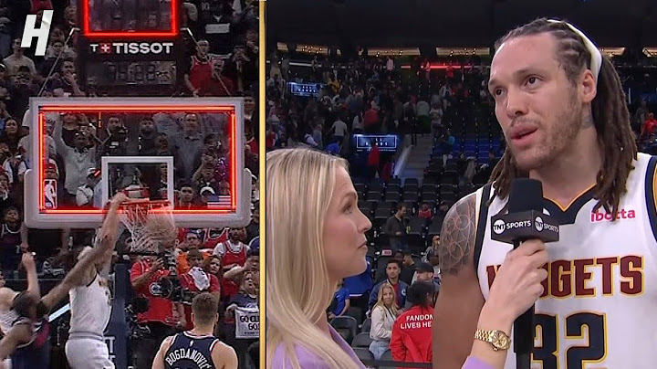 Aaron Gordon Talks Wild Game-Winning Dunk at the Buzzer in Game 4 vs Clippers, Postgame Interview