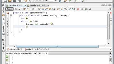 Sentencia de Flujo de Control while