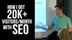 SEO Case Study: How I Got 20k+ Organic Visitors/Month 