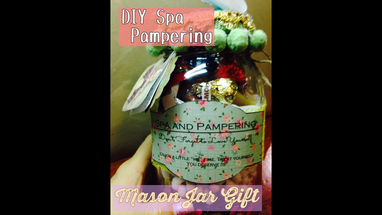 mason jar Spa gift YouTube
