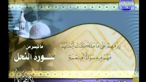 الشيخ رفيق أبو عبد الله تعوينت ما تيسر من سورة النحل الآية (51 _ 96)