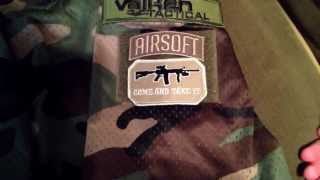Valken tactical/ V-Tac Woodland airsoft jersey sierra review