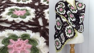 OLD VERSION Flower Dance Shawl Free Crochet Pattern - Right Handed OLD VERSION Flower Dance Shawl Free Crochet Pattern - Right Handed