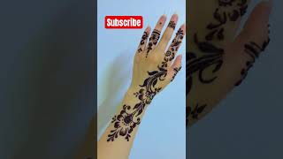 نقشة حنه خليجي جميلة ومميزة  رسمة حنا سهله ومميزة #mehndi