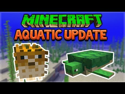 Update Aquatic Minecraft 1 13 New Ocean Update Hunting For Mrs Puff Eckoxsolider