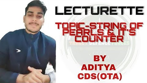 SSB Lecturette Topic | SRTING OF PEARLS | #228 | Daily Lecturette Practice || SSB INTERVIEW