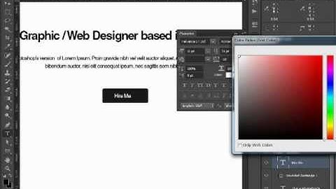Learn How To Make A Simple Web Design Layout Using Photoshop #3