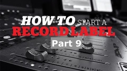 How to start a record label part 9 (Physical Distribution No:1)