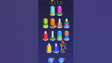 nut Sort level 206 | #nutsort #gaming #gameplay #puzzle #shorts #latestnews #tiktok #funny #love