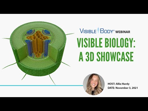 Visible Body Webinars | Visible Biology: A 3D Showcase